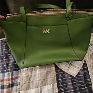 Michael Kors Vibrant Green Tote
